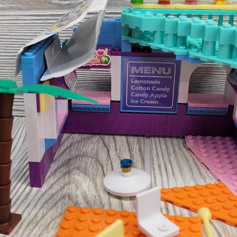 Shopkins Food Court Playset‎ Building Blocks Mini Figures For Parts Incomplete